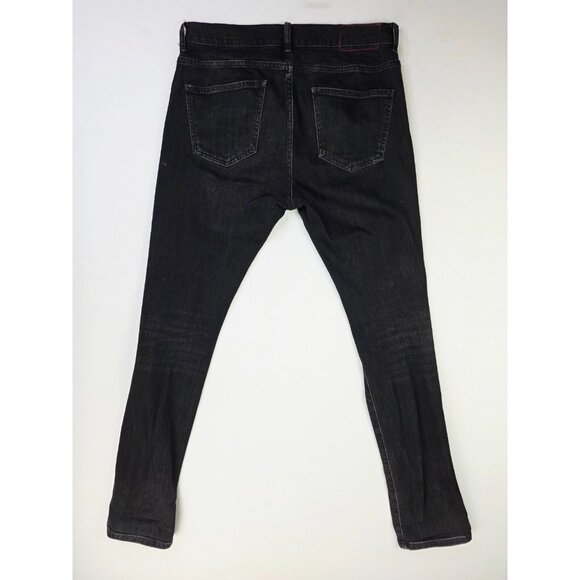 Marine Layer Size 32X32 Mens Original Slim Black Denim 5 Pocket Jeans - Picture 1 of 12